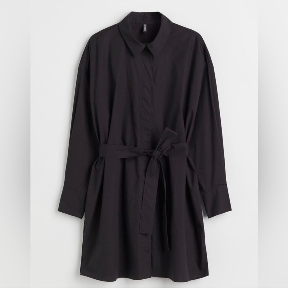 H&M Tie Belt Shirt Dress